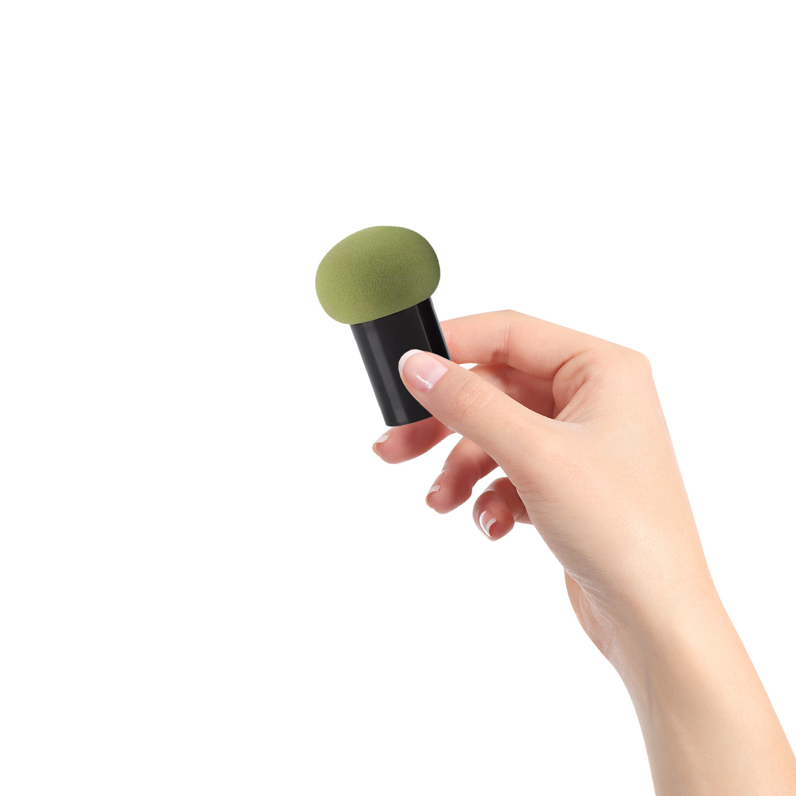 Beauty Makeup Tools Use - ฟองน้ำแต่งหน้าหัวเห็ด 10 ชิ้น อุปกรณ์แต่งหน้าแบบสองด้าน ใช้ได้ทั้งแบบแห้งและเปียก สำหรับลงรองพื้นและแต่งหน้าบนใบหน้า
