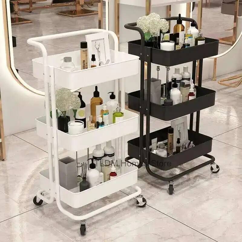 Beauty Makeup Bar - รถเข็นอเนกประสงค์สำหรับร้านเสริมสวย รุ่น ZT50ST สำหรับเก็บเครื่องสำอาง อุปกรณ์เสริมสวย และอุปกรณ์ทางการแพทย์