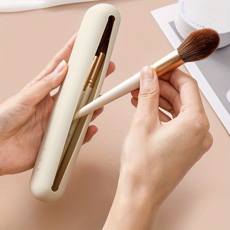 Beauty Makeup Bag - กระเป๋าแต่งหน้าแปรงแต่งหน้ากระเป๋าเครื่องสําอางOrganizerผู้ถือกระเป๋าเดินทางแปรงแปรงซิลิคอนPorta Caneta