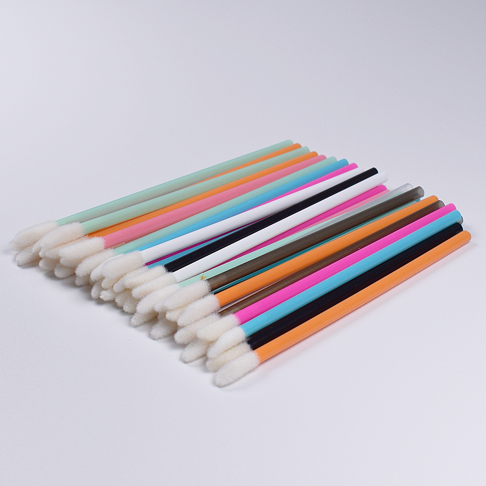 50Pcs Lip Brush แปรงขนตาแต่งหน - Blush Brush Kabuki บทวิจารณ์และราคา