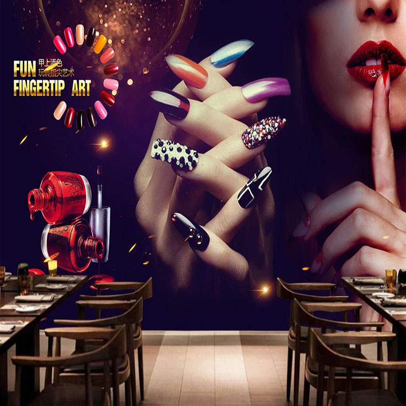 Custom ใดๆขนาดวอลล์เปเปอร์3D S - Beauty Makeup Wallpaper บทวิจารณ์และราคา