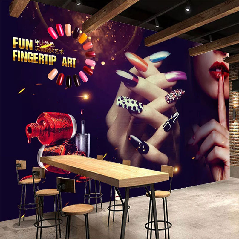 Custom ใดๆขนาดวอลล์เปเปอร์3D S - Beauty Makeup Wallpaper บทวิจารณ์และราคา