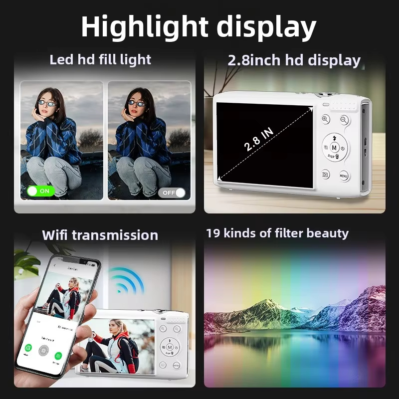 กล้องวิดีโอการ์ด 72MP 5K Ultra - Beauty Makeup Images Hd บทวิจารณ์และราคา