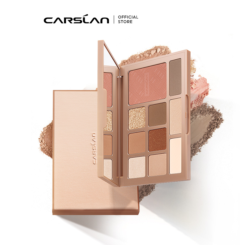 CARSLAN 10สีพาเลทอายแชโดว์ประก - Merit Beauty Makeup บทวิจารณ์และราคา
