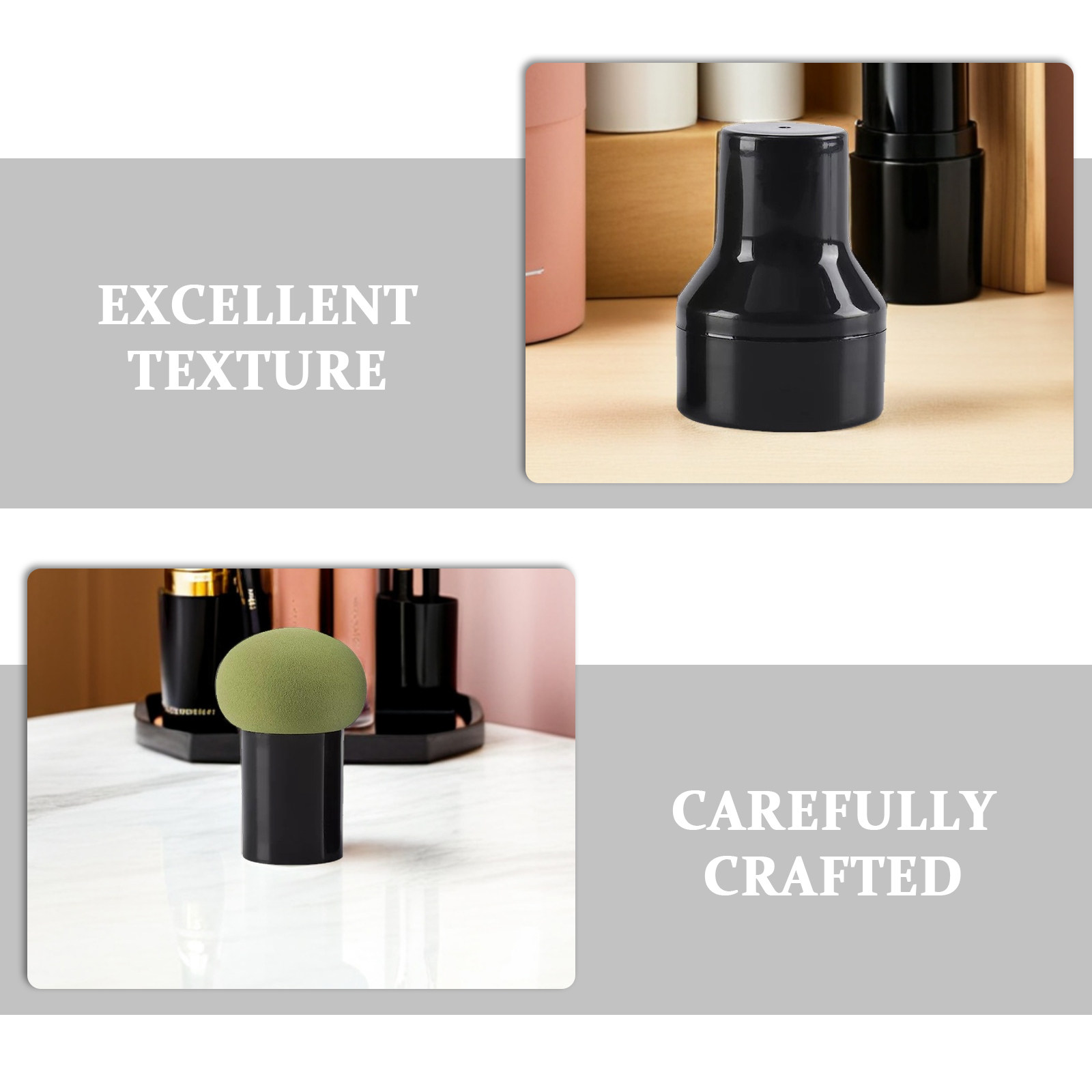 ฟองน้ำแต่งหน้าหัวเห็ด 10 ชิ้น  - Beauty Makeup Tools Use บทวิจารณ์และราคา