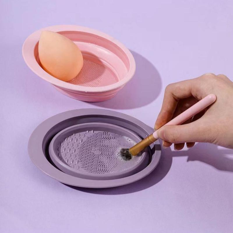 กล่องทำความสะอาดแปรงแต่งหน้าแบ - Beauty Makeup Tools Use บทวิจารณ์และราคา
