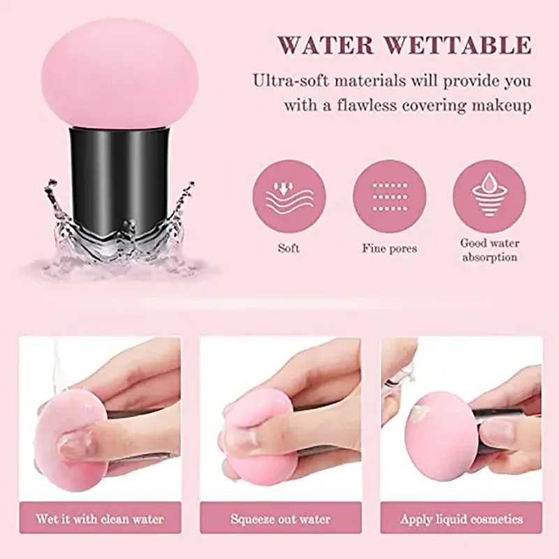ฟองน้ำแต่งหน้าหัวเห็ดเปียกแบบอ - Beauty Makeup Tools Use บทวิจารณ์และราคา