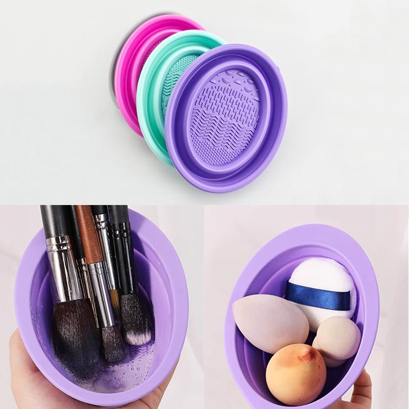 ซิลิโคนแปรงแต่งหน้าแปรงแต่งหน้ - Beauty Makeup Tools Use บทวิจารณ์และราคา