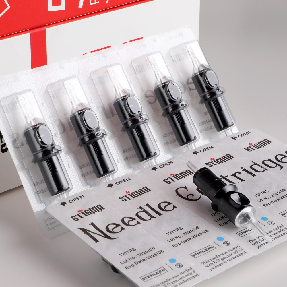 STIGMA 50 ชิ้นตลับหมึกสักเข็มบ - Merit Beauty Makeup บทวิจารณ์และราคา