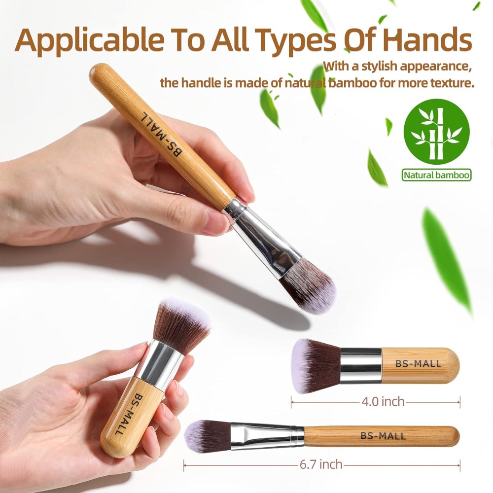 BS-MALL ชุดแปรงแต่งหน้า 11 ชิ้ - Blush Brush Kabuki บทวิจารณ์และราคา