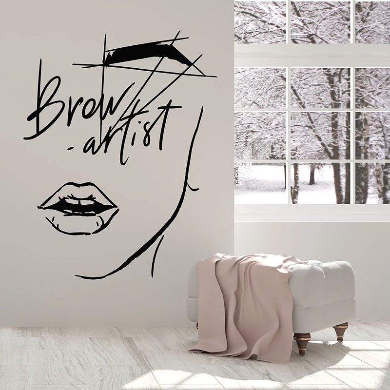 บทคัดย่อผู้หญิง Face Wall Deca - Beauty Makeup Wallpaper บทวิจารณ์และราคา