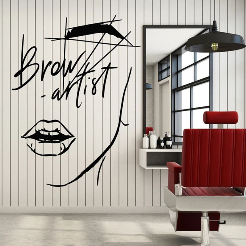 บทคัดย่อผู้หญิง Face Wall Deca - Beauty Makeup Wallpaper บทวิจารณ์และราคา