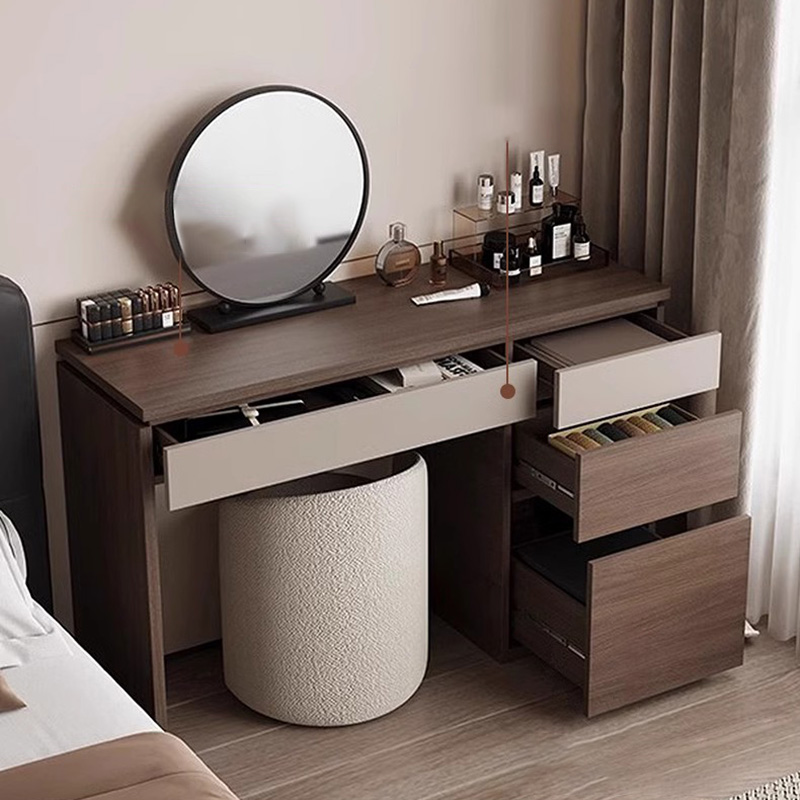 โต๊ะเครื่องแป้งไม้แบบมีชั้นวาง - Makeup Beauty Lounge บทวิจารณ์และราคา