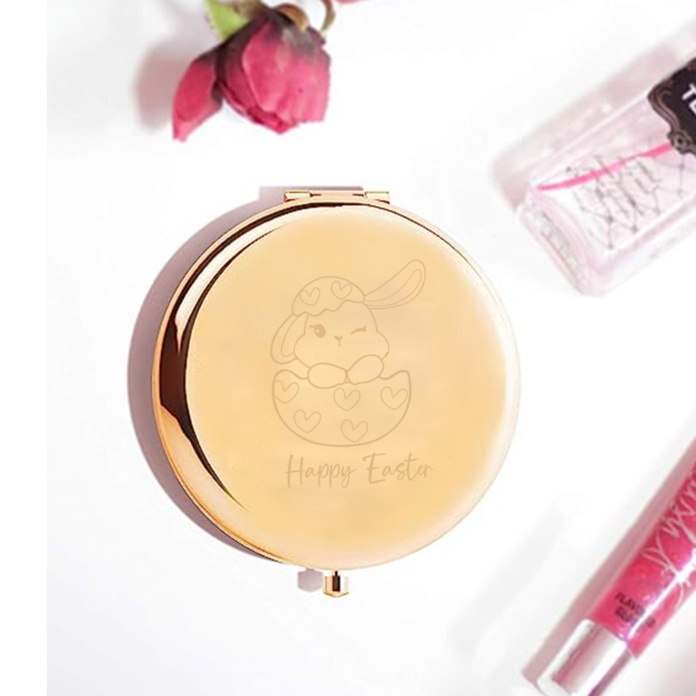 กระจกพกพาลายการ์ตูนกระต่ายน่าร - Beauty No Makeup บทวิจารณ์และราคา