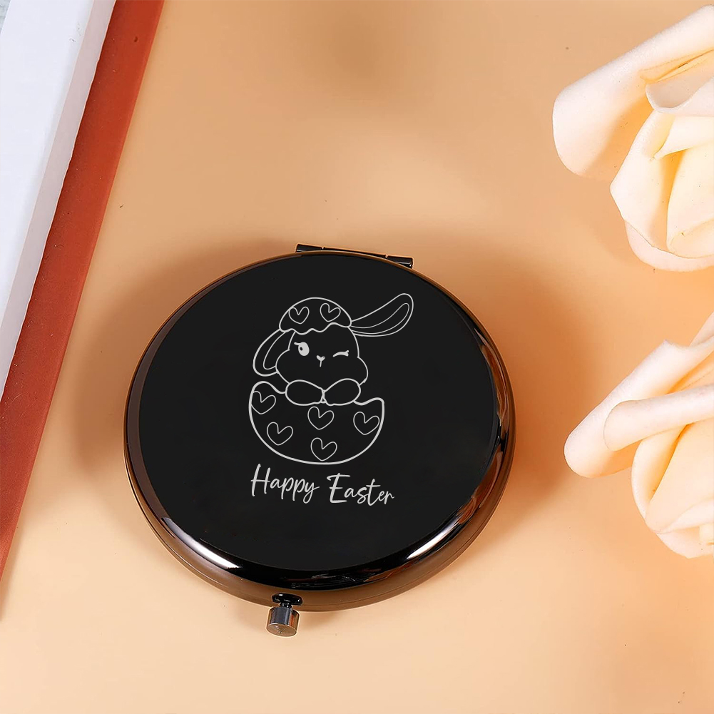 กระจกพกพาลายการ์ตูนกระต่ายน่าร - Beauty No Makeup บทวิจารณ์และราคา