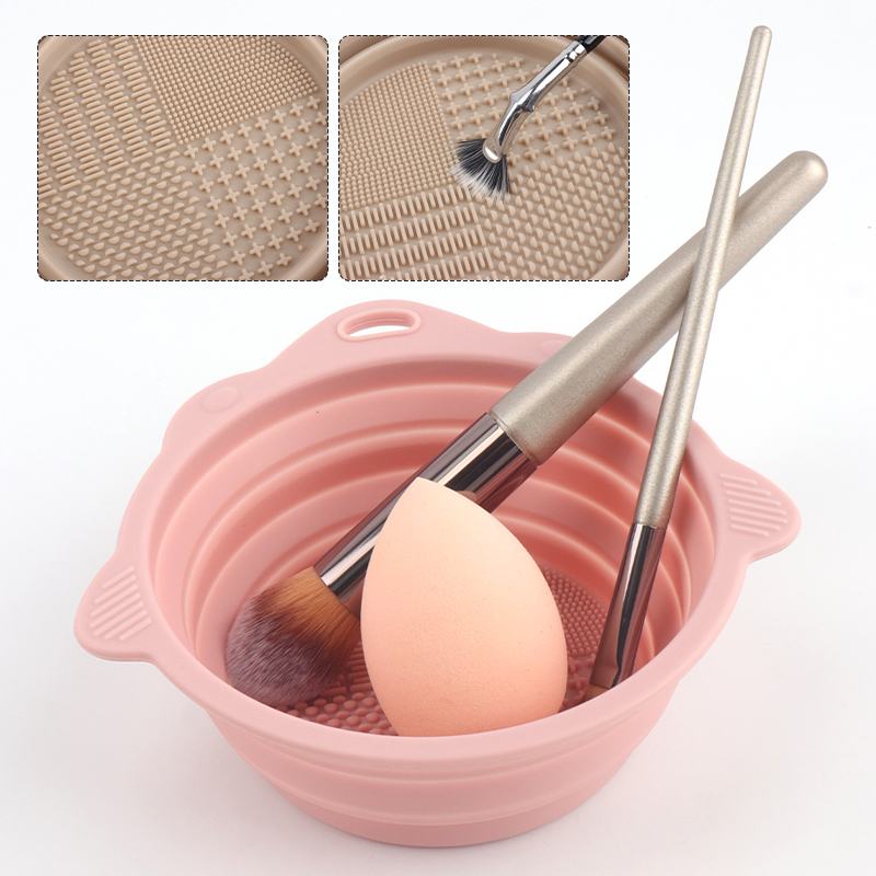 ชามซิลิโคนแบบพับได้สำหรับทำควา - Beauty Makeup Tools Use บทวิจารณ์และราคา