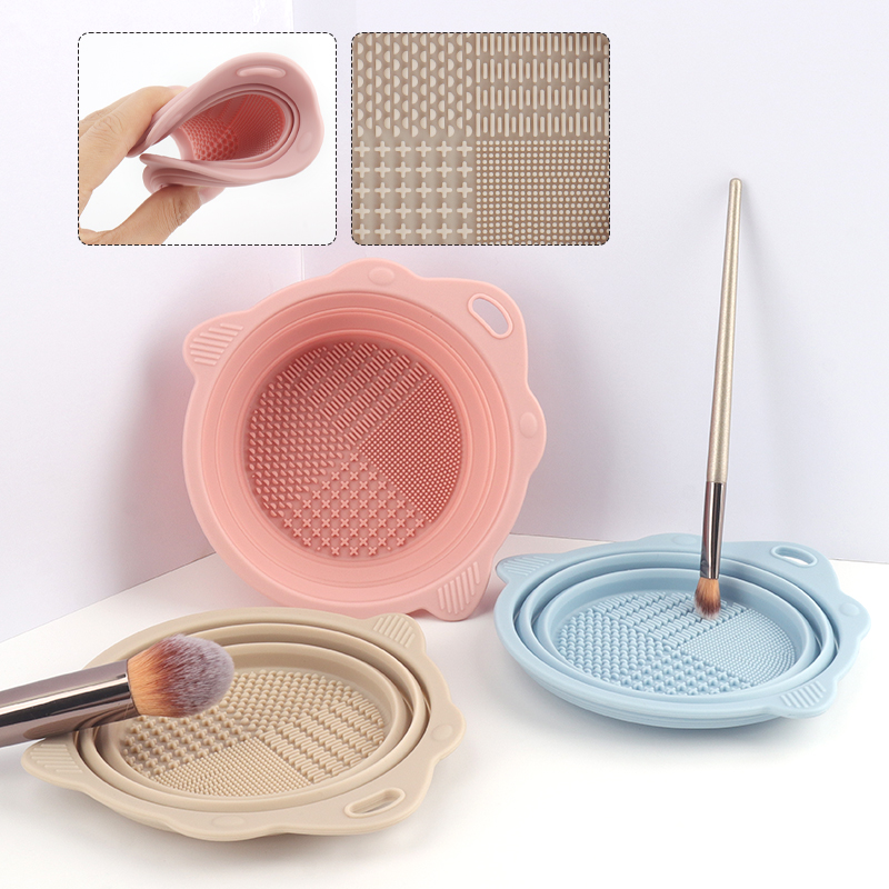 ชามซิลิโคนแบบพับได้สำหรับทำควา - Beauty Makeup Tools Use บทวิจารณ์และราคา