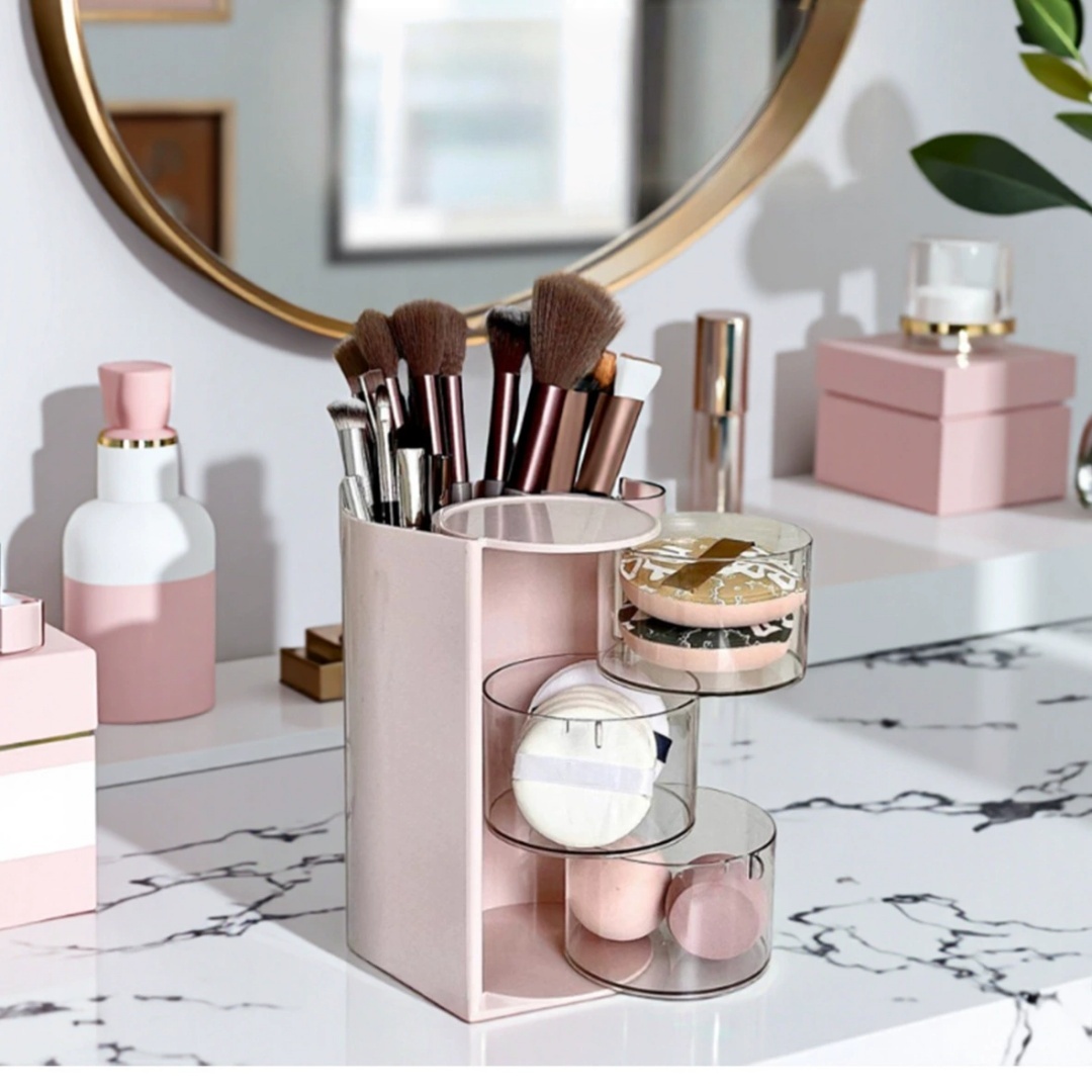 กล่องเก็บเครื่องสำอางแบบหมุนได - Blush Brush Kabuki บทวิจารณ์และราคา