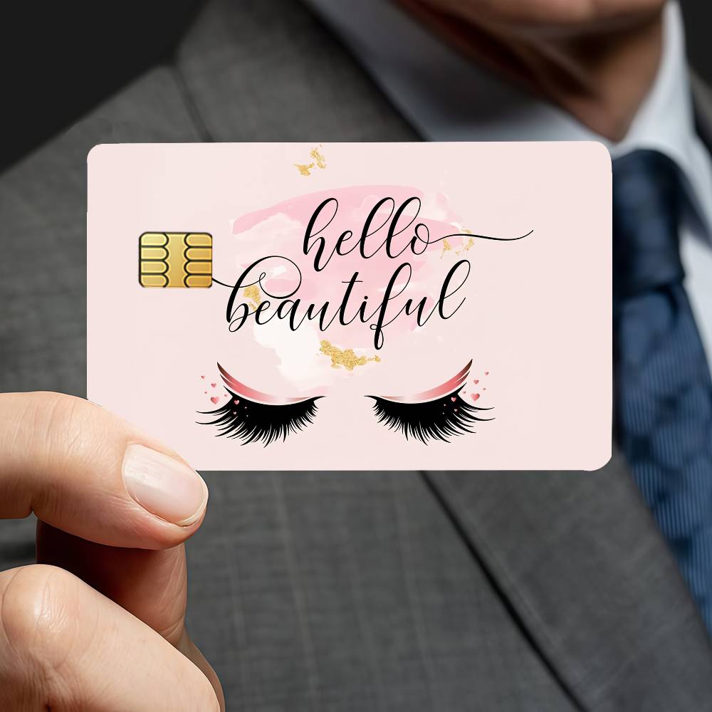 สติ๊กเกอร์ตกแต่งบัตรเครดิตและเ - Beauty Makeup Wallpaper บทวิจารณ์และราคา
