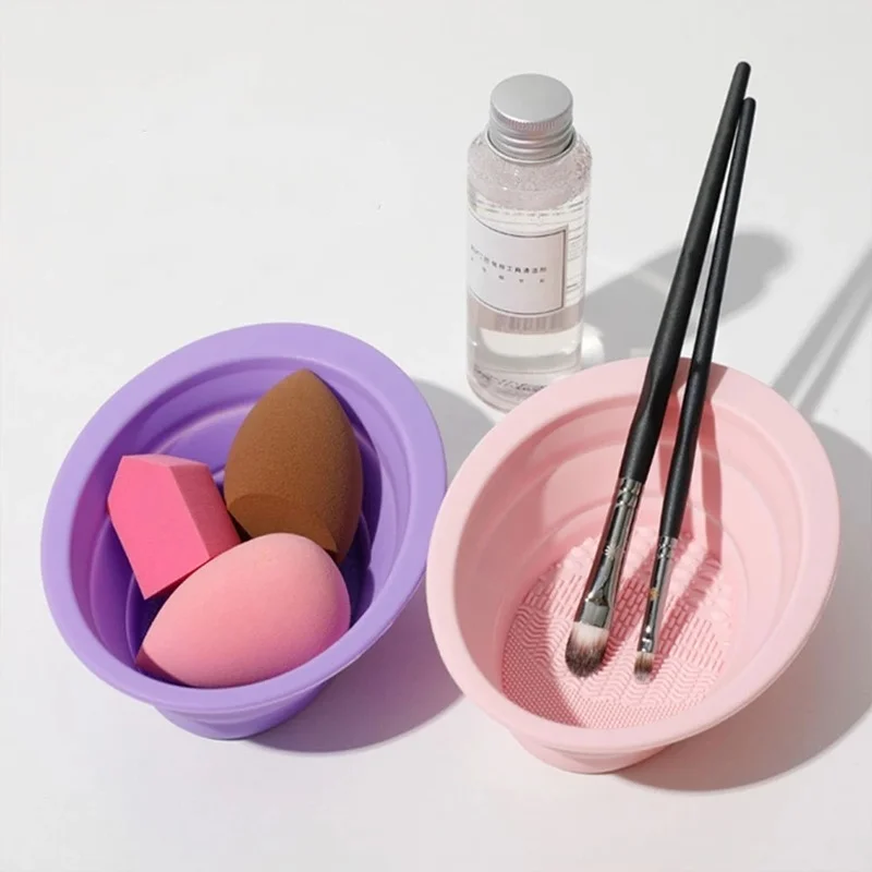 แปรงแต่งหน้าซิลิโคนแบบพับได้ ช - Beauty Makeup Tools Use บทวิจารณ์และราคา