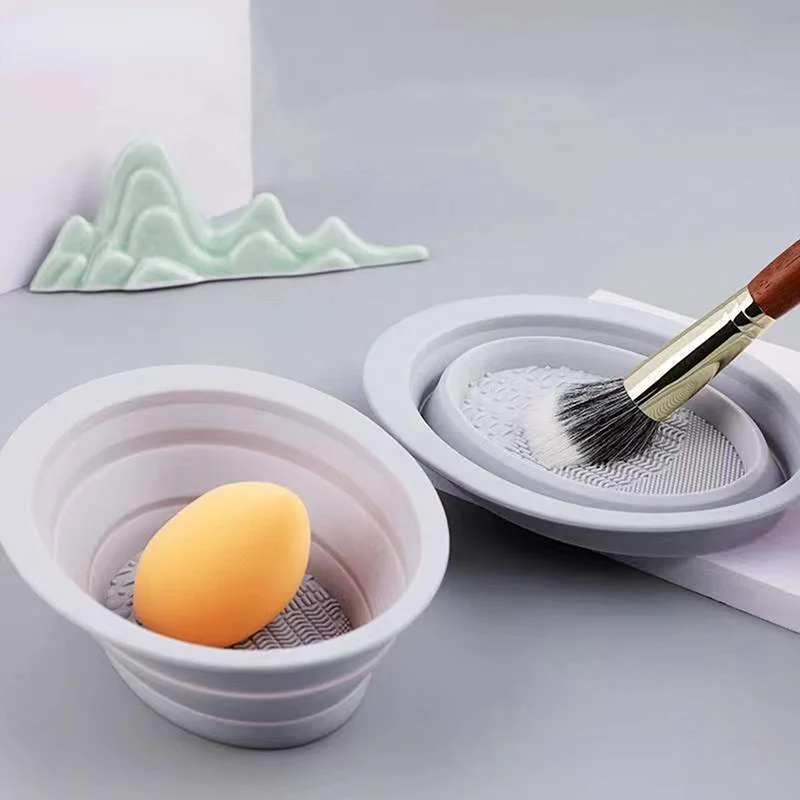 แปรงแต่งหน้าซิลิโคนแบบพับได้ ช - Beauty Makeup Tools Use บทวิจารณ์และราคา