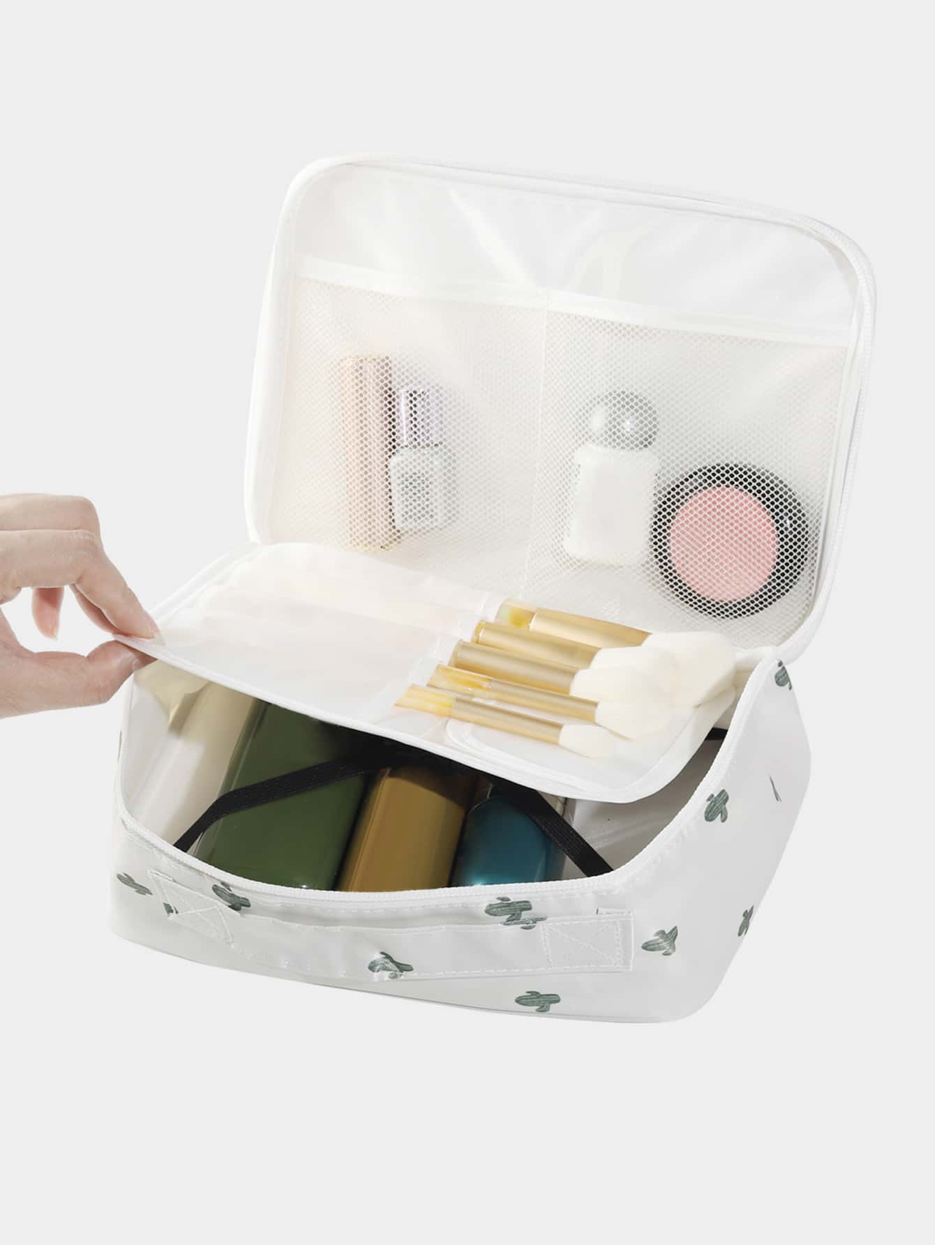 กระเป๋าเครื่องสำอางกันน้ำลายกร - Beauty Makeup Bag บทวิจารณ์และราคา
