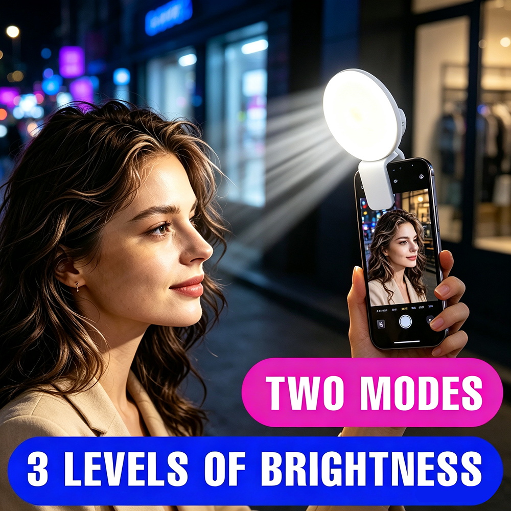ไฟเซลฟี่แบบหนีบพกพา ชาร์จซ้ำได - Beauty No Makeup บทวิจารณ์และราคา