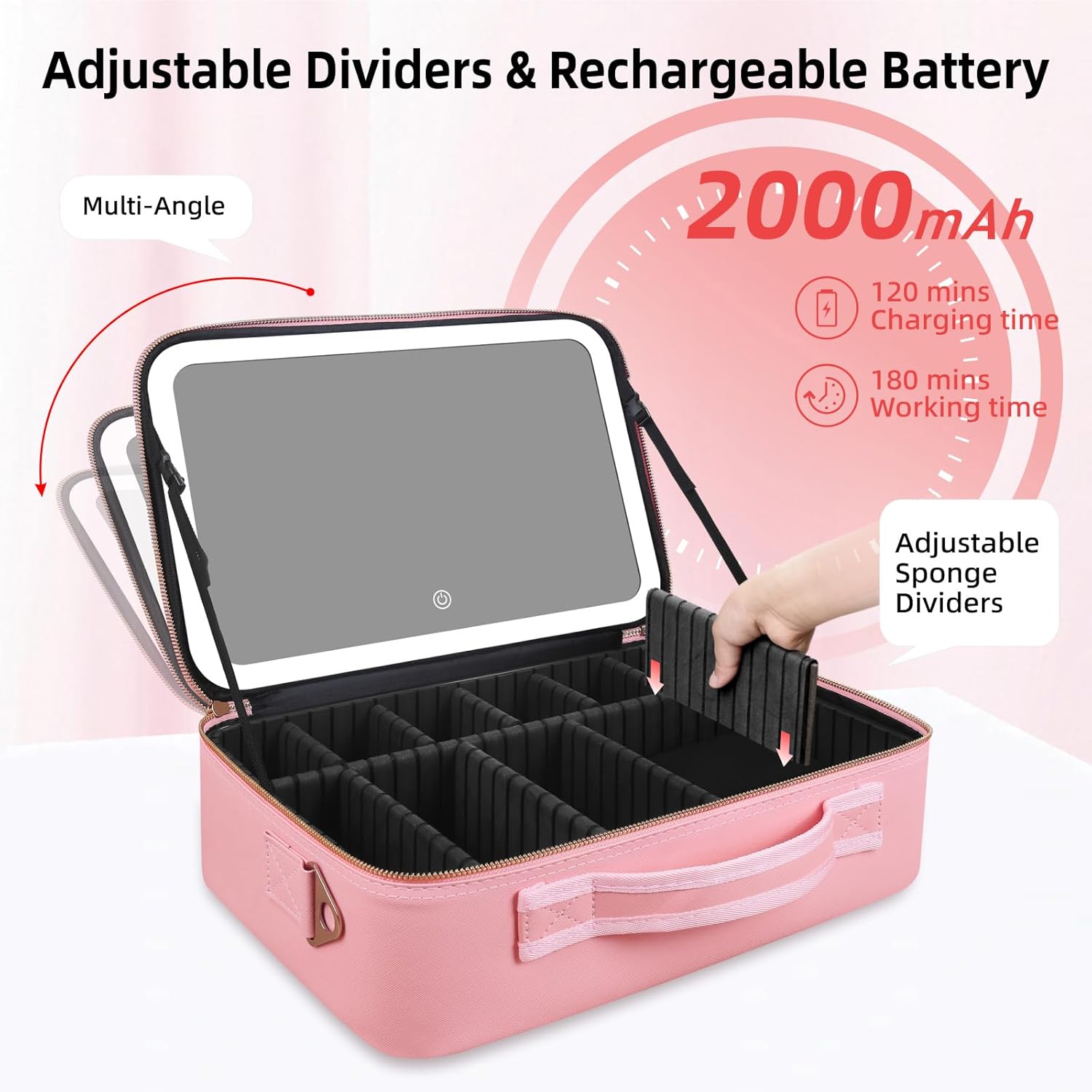 กระเป๋าเครื่องสำอางขนาดใหญ่ 15 - Beauty Makeup Bag บทวิจารณ์และราคา