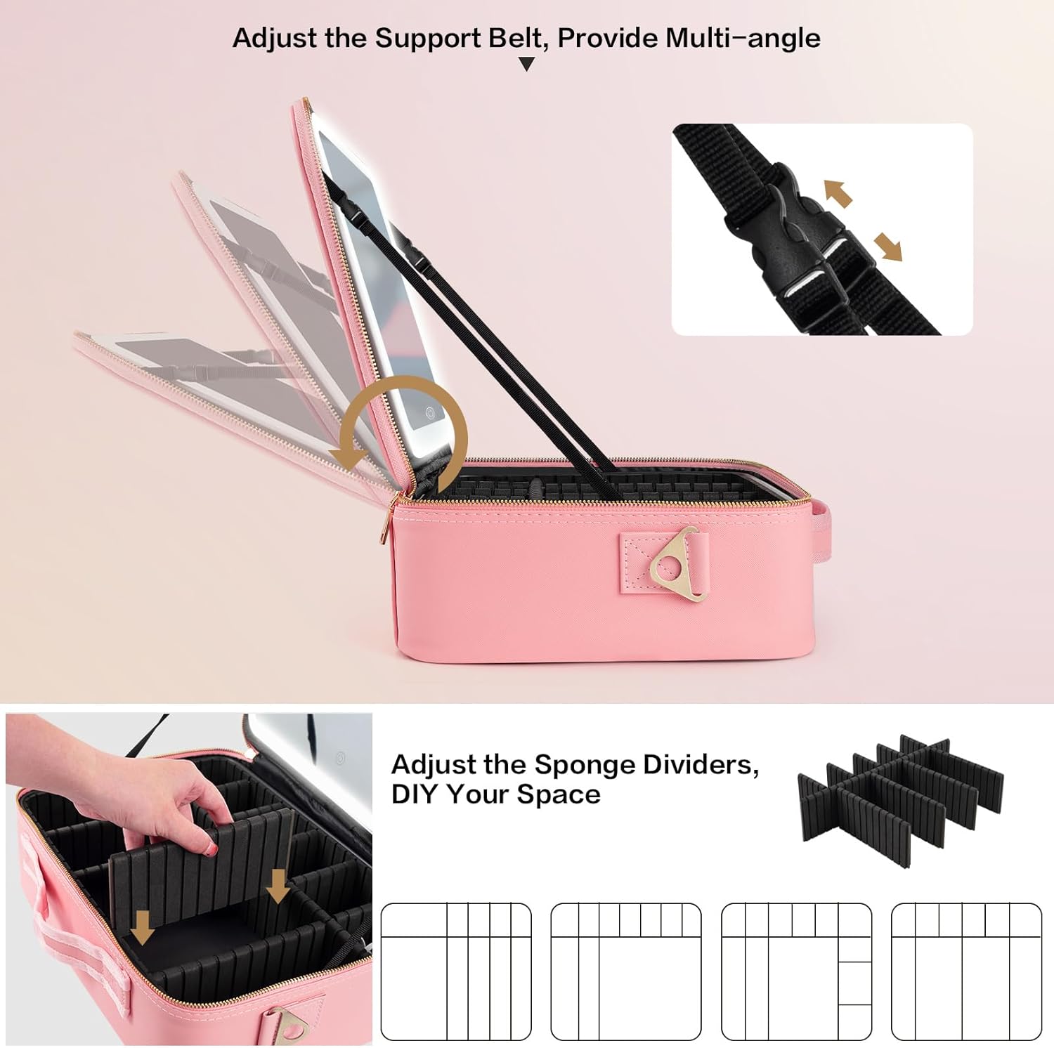 กระเป๋าเครื่องสำอางขนาดใหญ่ 15 - Beauty Makeup Bag บทวิจารณ์และราคา