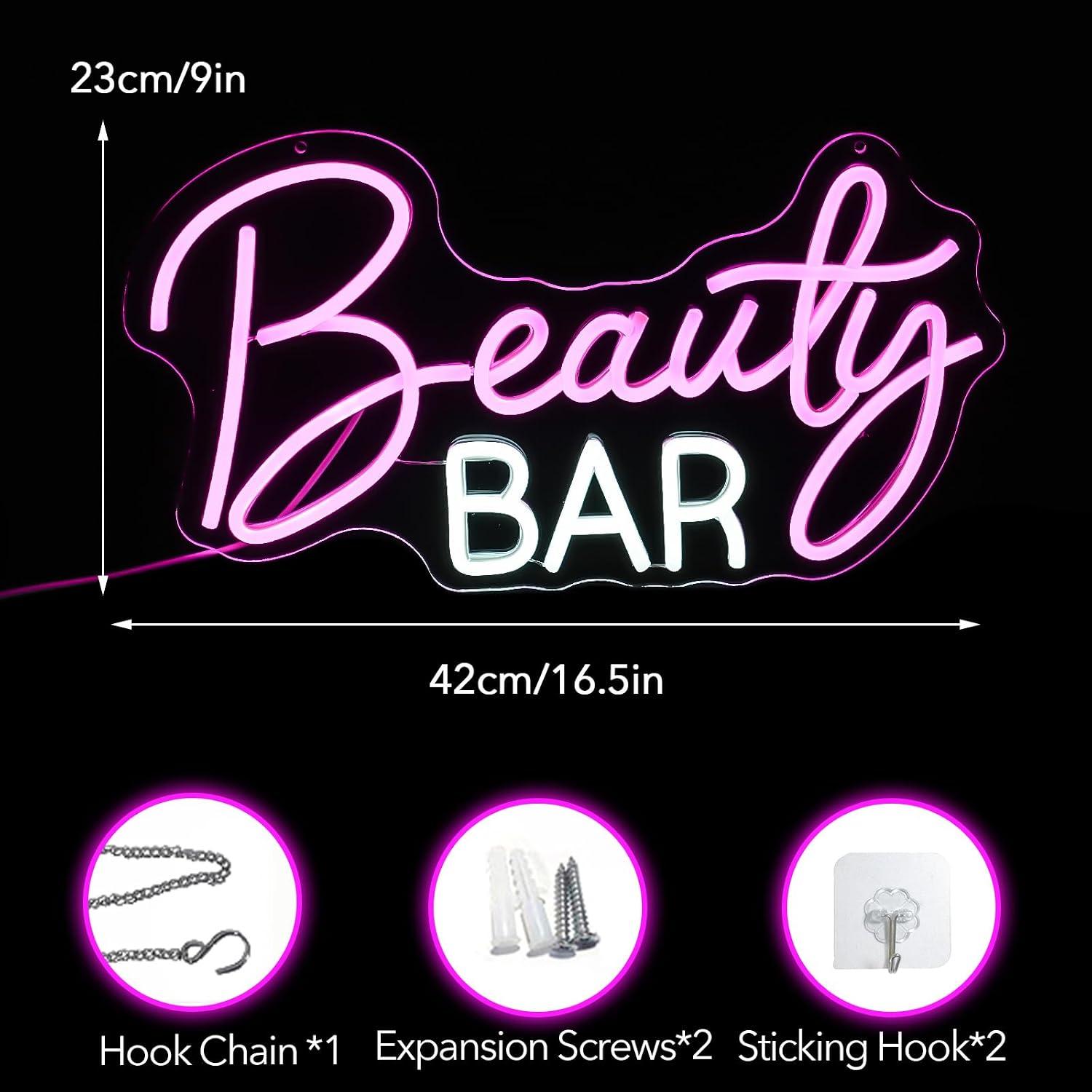 ป้ายไฟนีออนบิวตี้บาร์ ไฟ LED ป - Beauty Makeup Bar บทวิจารณ์และราคา